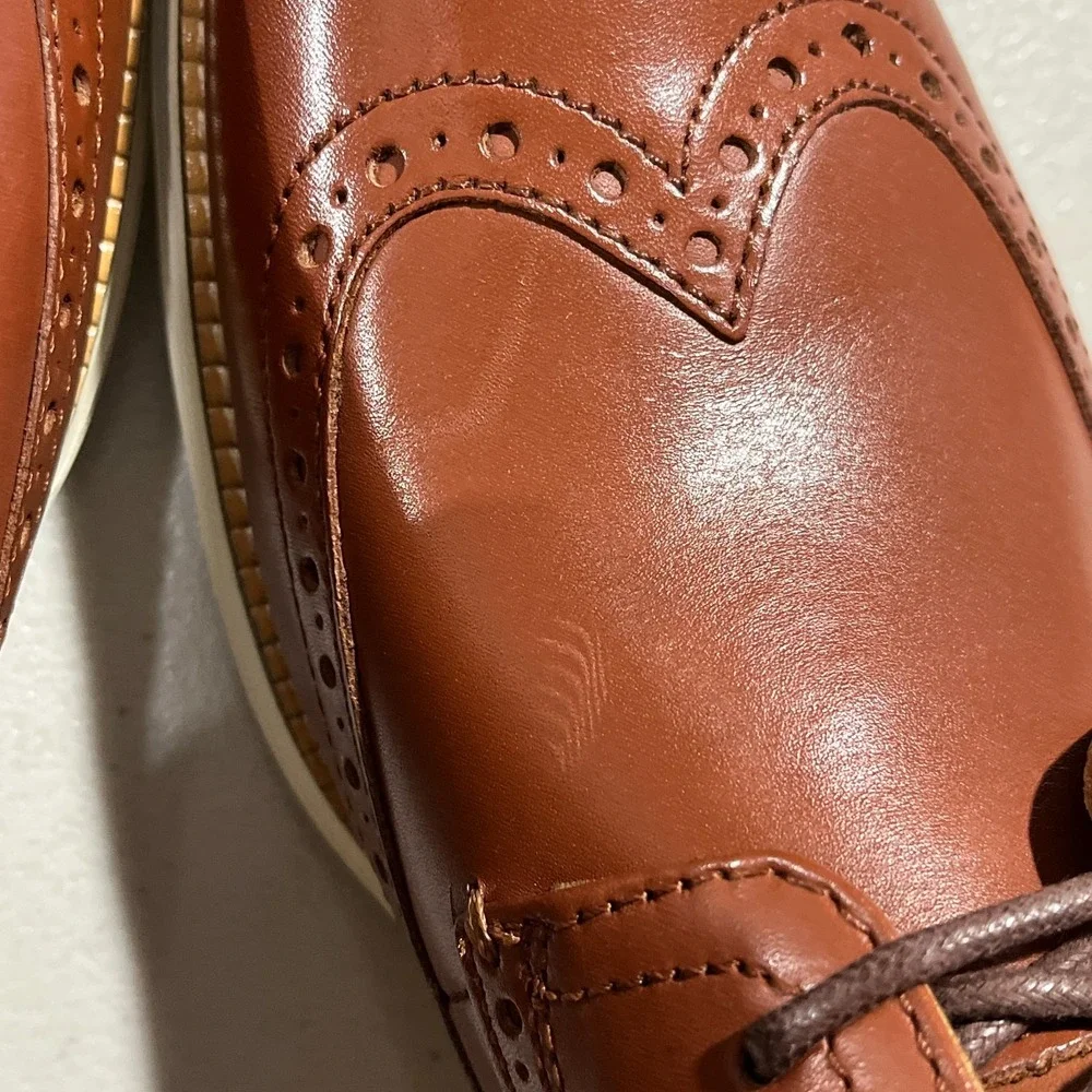 Cole Haan Original Grand Shortwing Oxford Leather Shoes C26471 Woodbury Men 9.5